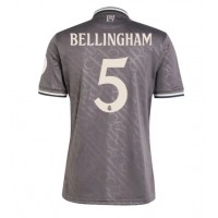 Camiseta Real Madrid Jude Bellingham #5 Tercera Equipación Replica 2024-25 mangas cortas